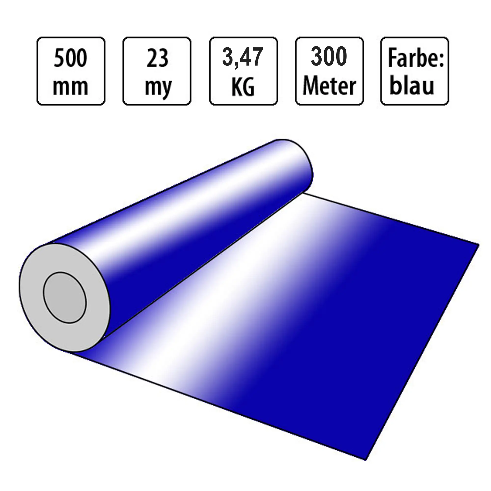 VCI Handstretchfolie blau