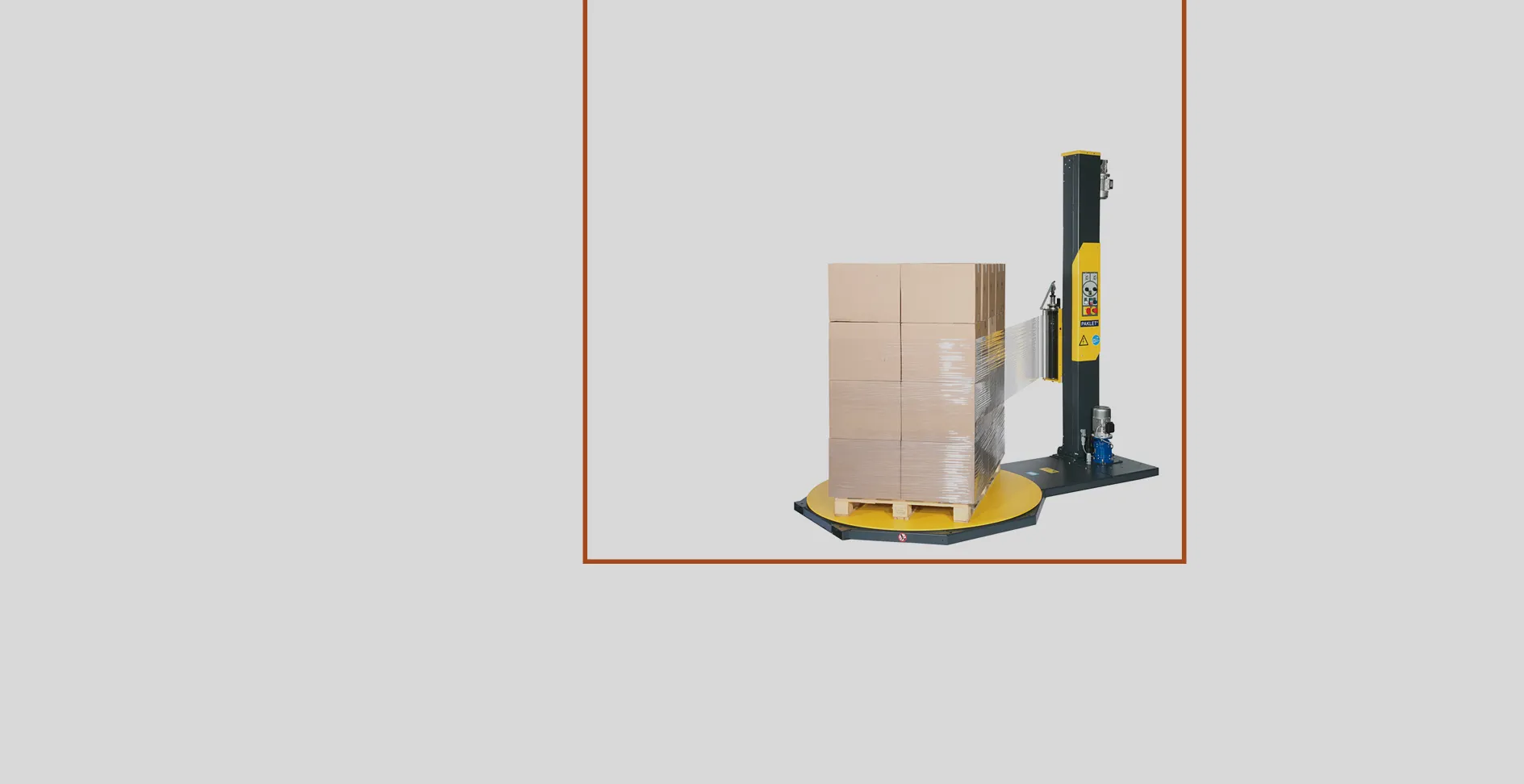 Stretchmaschinen Palettenwickler mit Drehteller Palettenwickler mit Drehteller