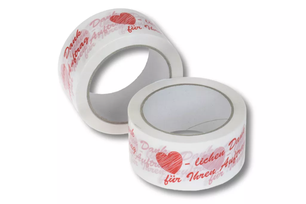 PP-Packband, 50 mm / 66 m, "Herzlichen Dank" PP-Packband, 50 mm / 66 m, "Herzlichen Dank"