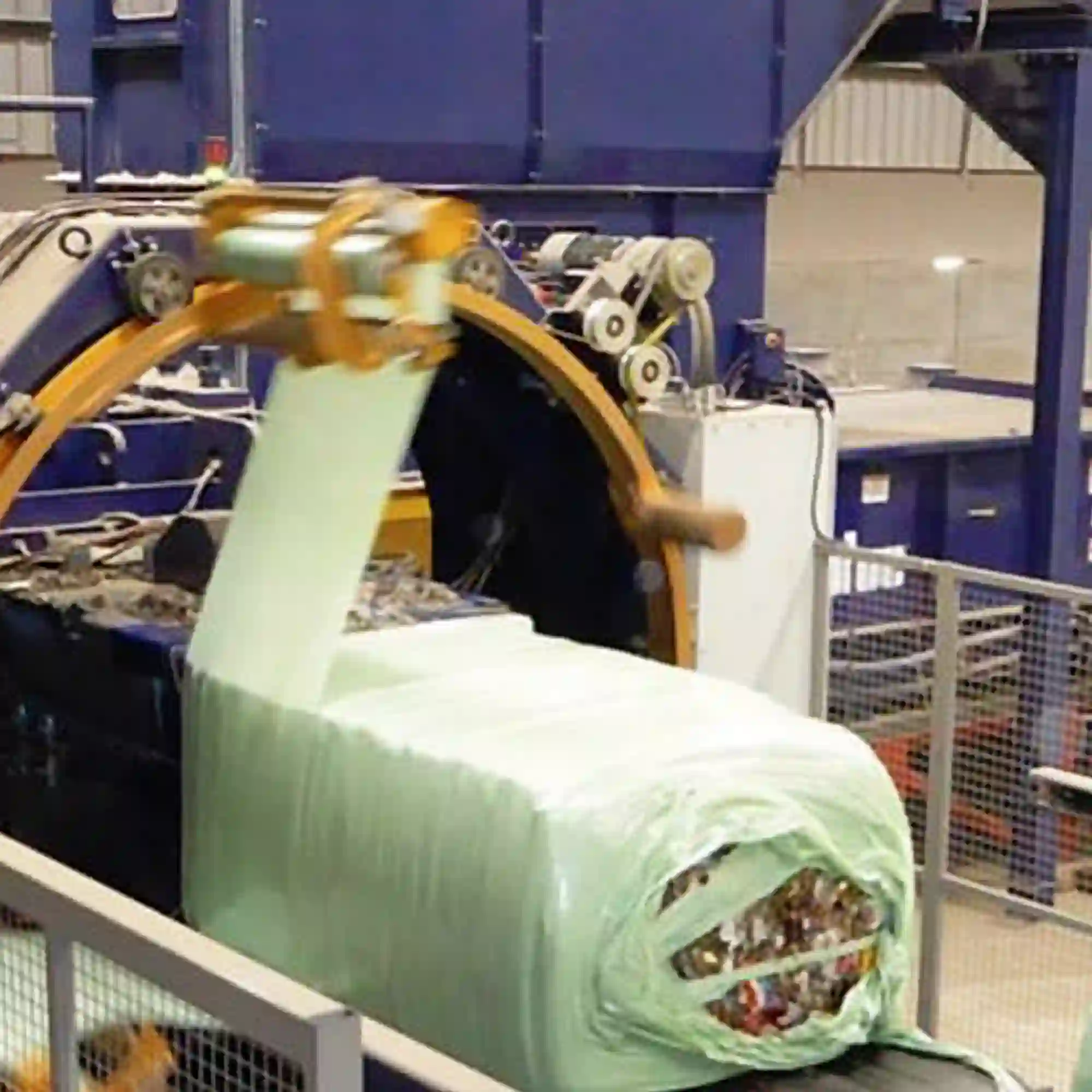 Wickelfolie Waste Wrap grün Wickelfolie Waste Wrap grün