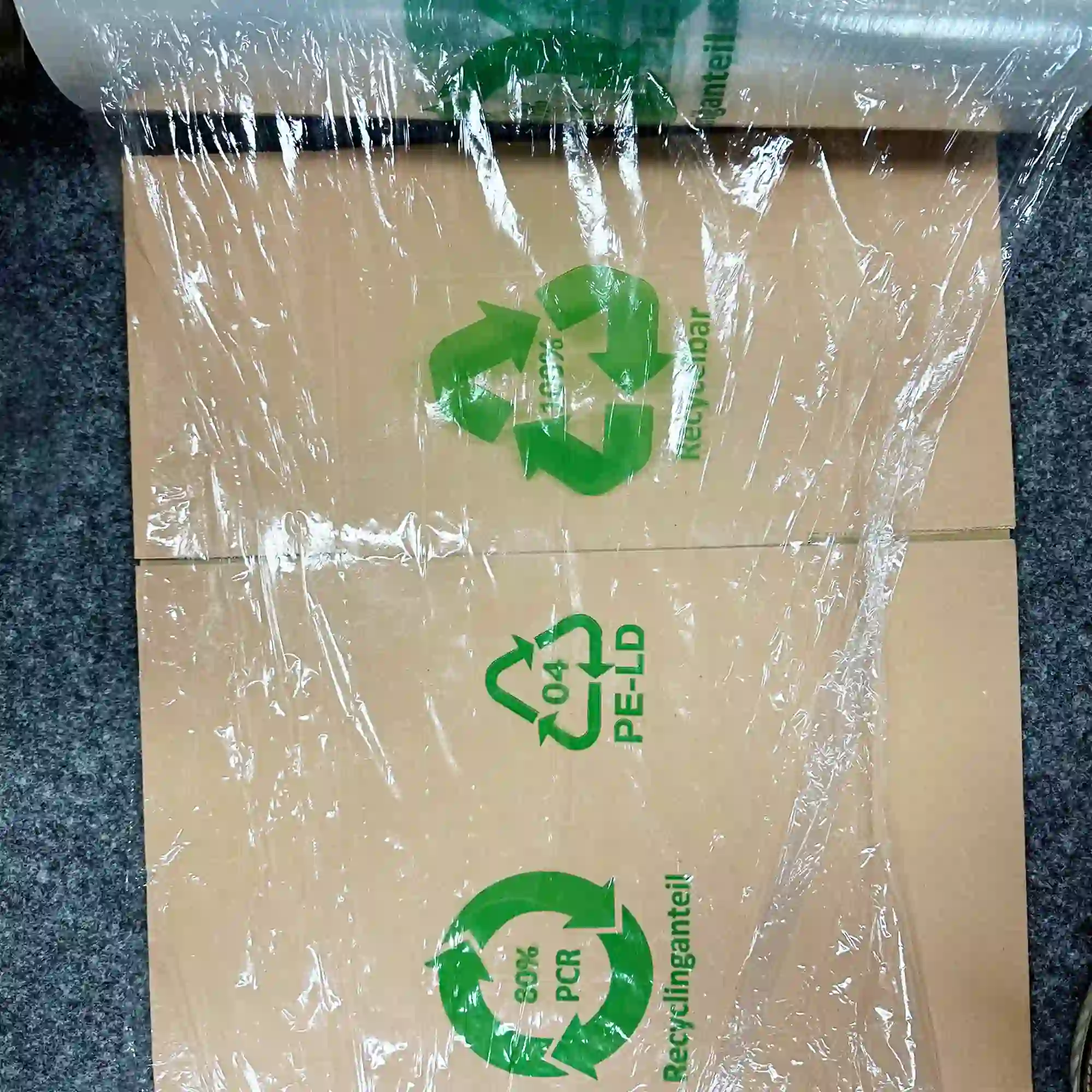 Regenerat PCR PIR Maschinenstretchfolie