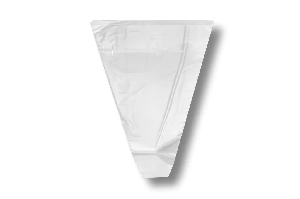CPP-Verpackungstrichter, 30 x 25 x 11 cm, transparent, geblockt, unten offen CPP-Verpackungstrichter, 30 x 25 x 11 cm, transparent, geblockt, unten offen