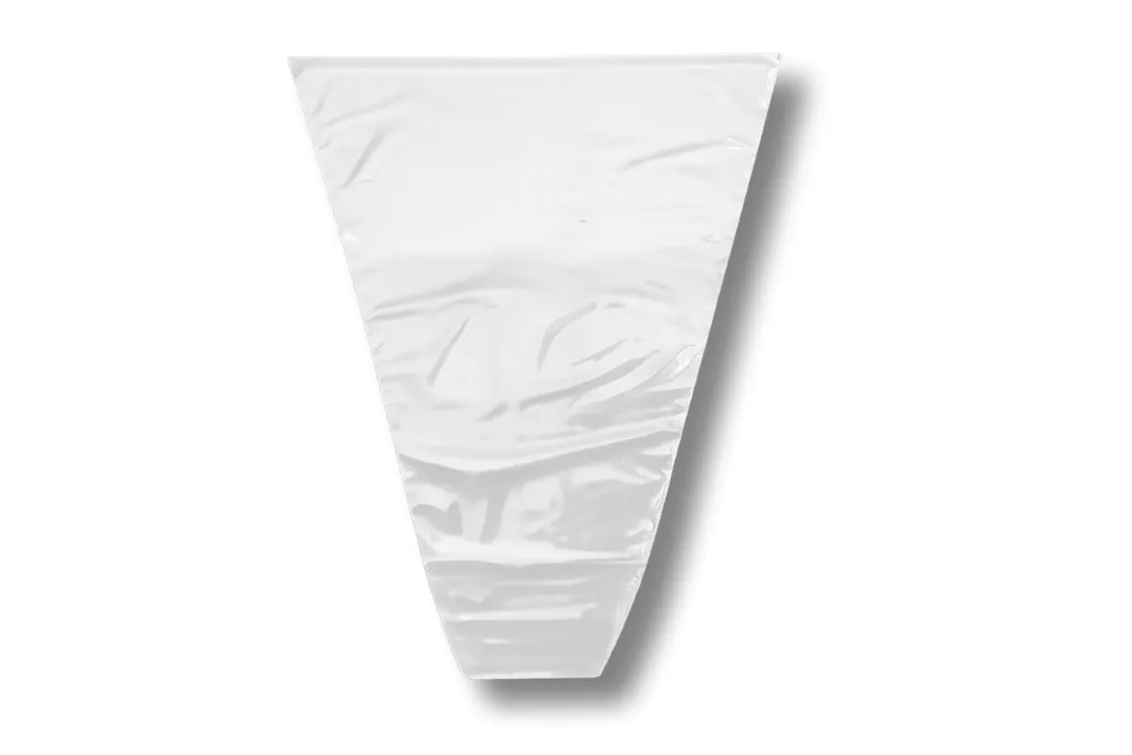 CPP-Verpackungstrichter, 34 x 25 x 11 cm, transparent, geblockt, unten offen CPP-Verpackungstrichter, 34 x 25 x 11 cm, transparent, geblockt, unten offen