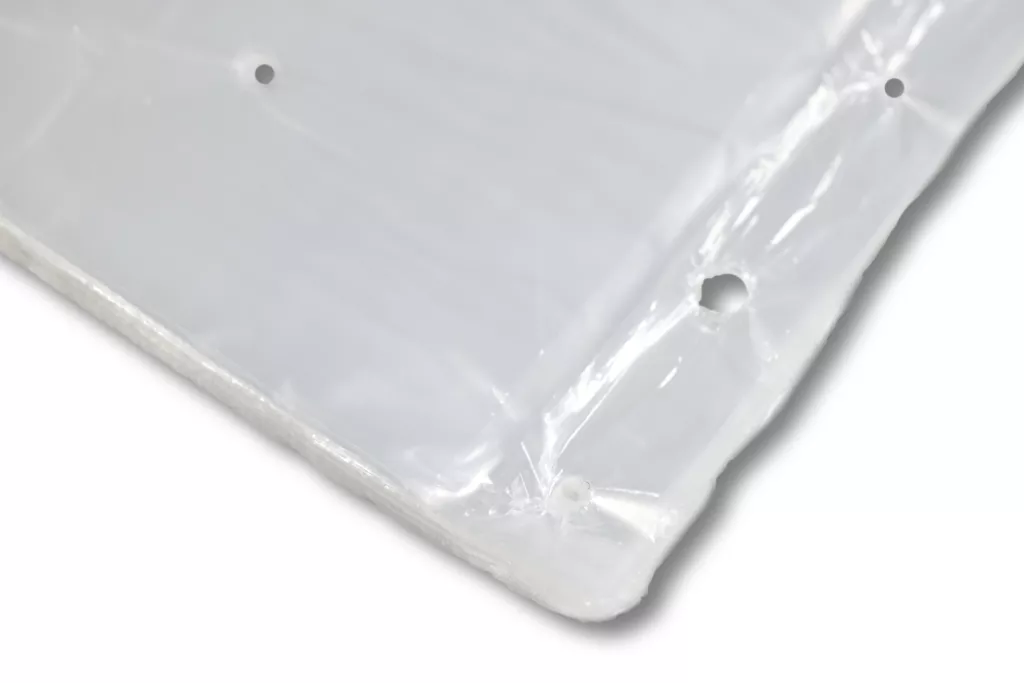 LDPE-Abreißbeutel, 250 x 350 + 30 mm, 20 µ, geblockt, gelocht LDPE-Abreißbeutel, 250 x 350 + 30 mm, 20 µ, geblockt, gelocht