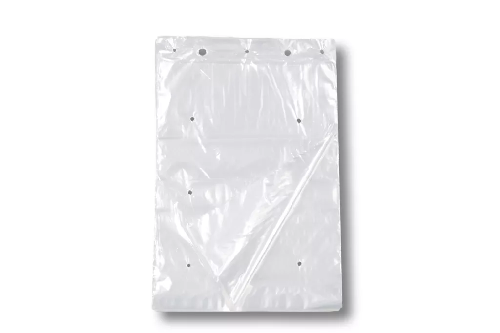 LDPE-Abreißbeutel, 250 x 350 + 30 mm, 20 µ, geblockt, gelocht LDPE-Abreißbeutel, 250 x 350 + 30 mm, 20 µ, geblockt, gelocht