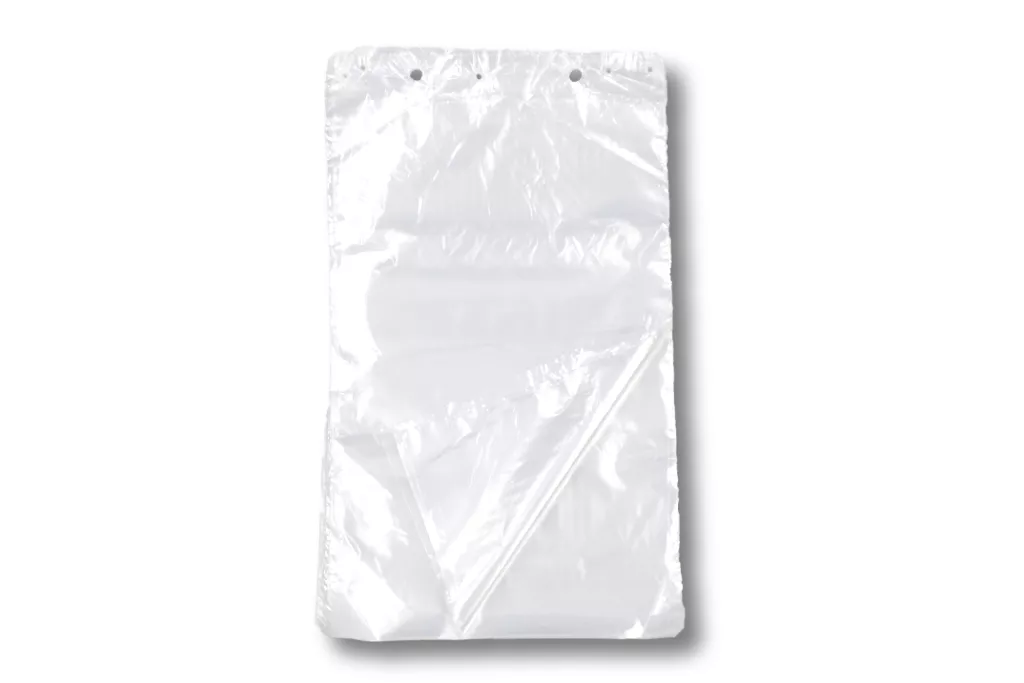 LDPE-Abreißbeutel, 160 x 240 + 30 mm, 18 µ, geblockt