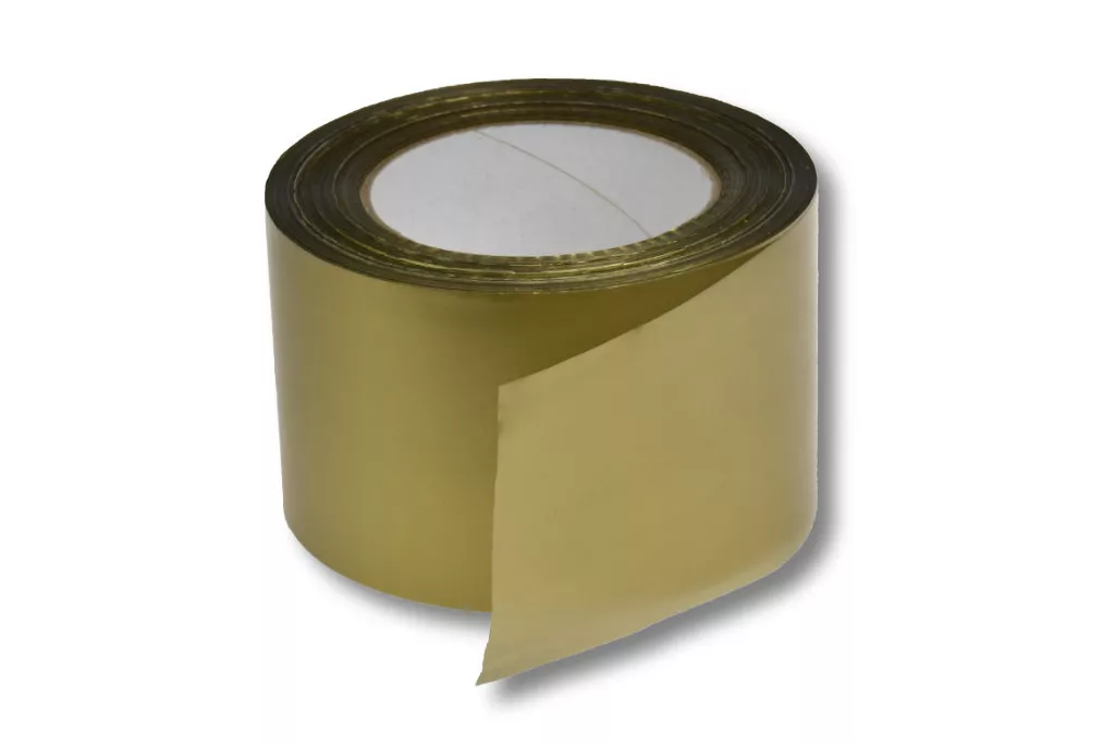 Absperrband [ ULTRA ] 75 mm / 100 m, gold