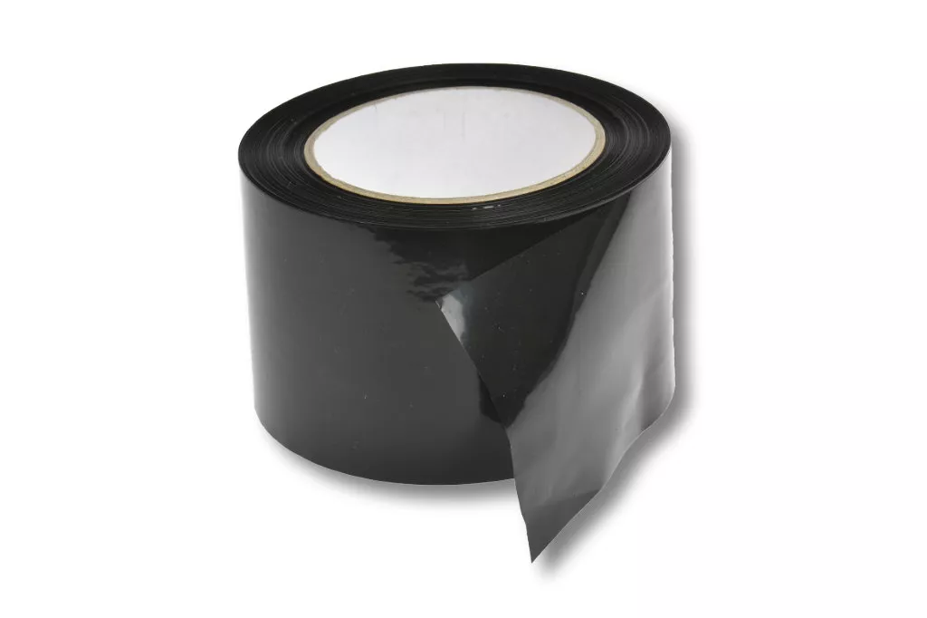 Absperrband [ ULTRA ] 75 mm / 100 m, schwarz