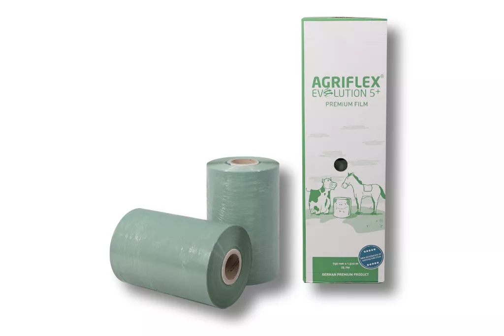 Agriflex Agrarstretchfolie, 375 mm / 1500 m, grün