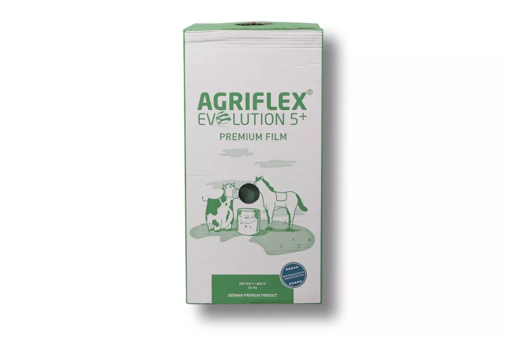 Agriflex Agrarstretchfolie, 500 mm / 1800 m, grün Agriflex Agrarstretchfolie, 500 mm / 1800 m, grün
