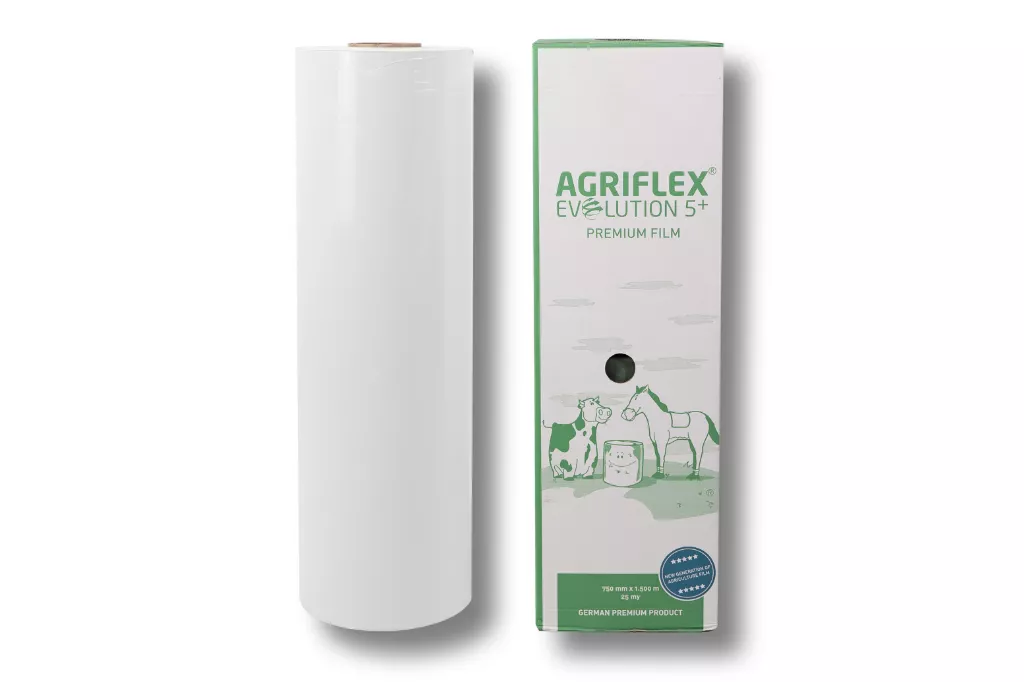 Agriflex Agrarstretchfolie, 750 mm / 1500 m, weiß