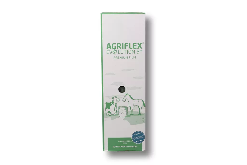 Agriflex Agrarstretchfolie, 750 mm / 1500 m, grün Agriflex Agrarstretchfolie, 750 mm / 1500 m, grün