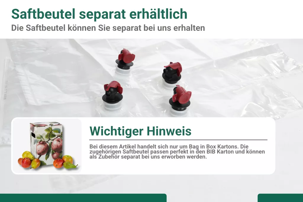 Bag in Box - Karton "rote Äpfel" 3 Liter Bag in Box - Karton "rote Äpfel" 3 Liter