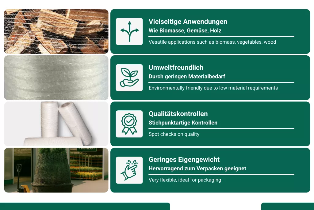 Wickelnetz für Paletten elastisch 0,5 m / 3500 m Wickelnetz für Paletten elastisch 0,5 m / 3500 m