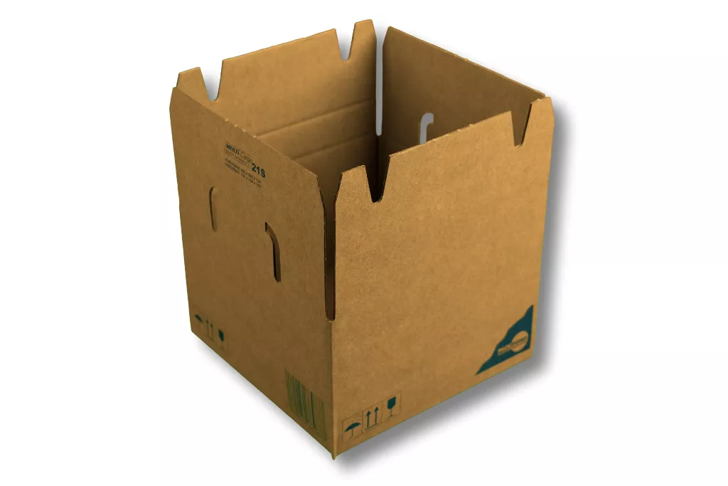 Automatikkarton, 184 x 184 x 107 mm, zweiwellig, 0711/2.3 EE Automatikkarton, 184 x 184 x 107 mm, zweiwellig, 0711/2.3 EE