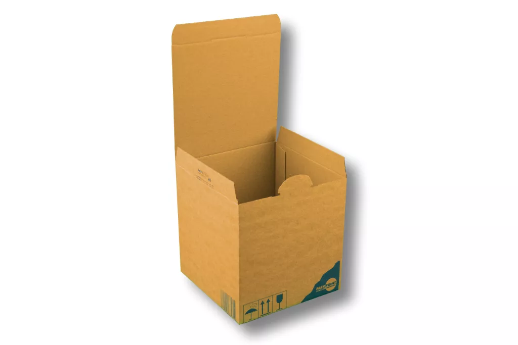 Automatikkarton, 184 x 184 x 187 mm, einwellig, 0713/1.3 E Automatikkarton, 184 x 184 x 187 mm, einwellig, 0713/1.3 E