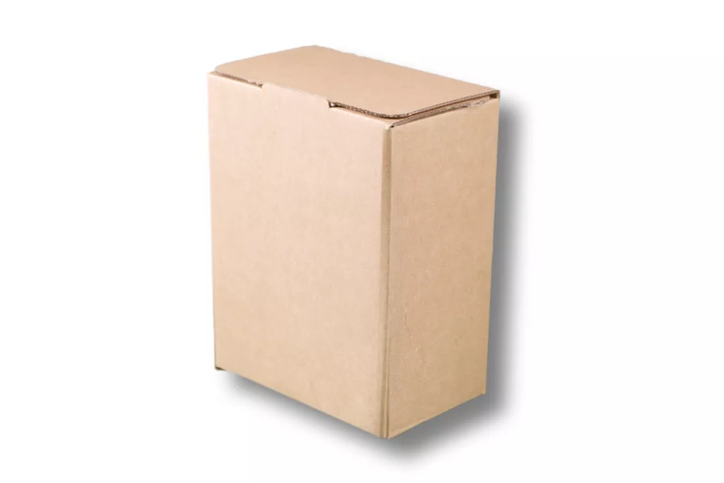 Bag in Box - Karton, braun, 3 Liter, seitl. Auslass Bag in Box - Karton, braun, 3 Liter, seitl. Auslass