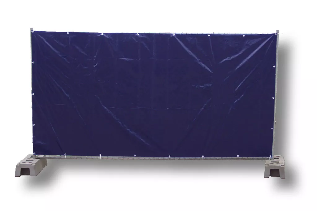 Bauzaunplane, blau 1,76 x 3,41 m, 150 g