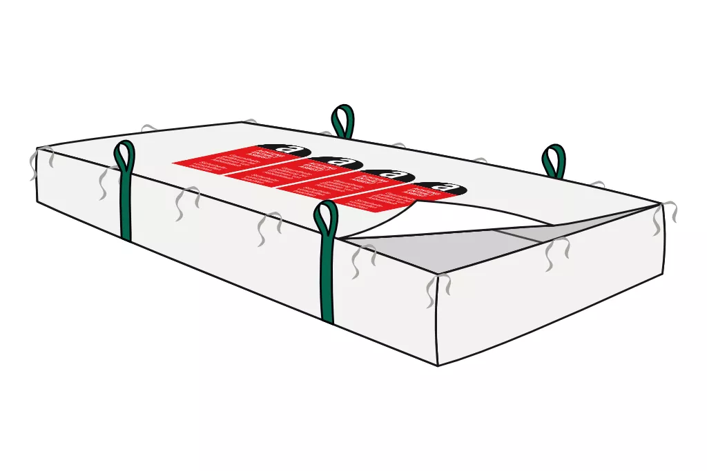 Plattensack 260 x 125 x 30 cm