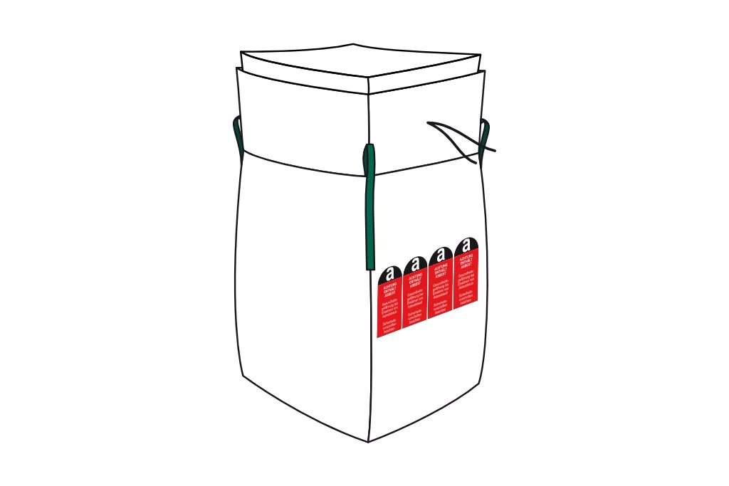 Big Bag, 90 x 90 x 110 cm, Typ ASBEST + Inliner