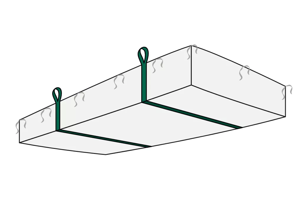 Plattensack 320 x 125 x 30 cm Plattensack 320 x 125 x 30 cm