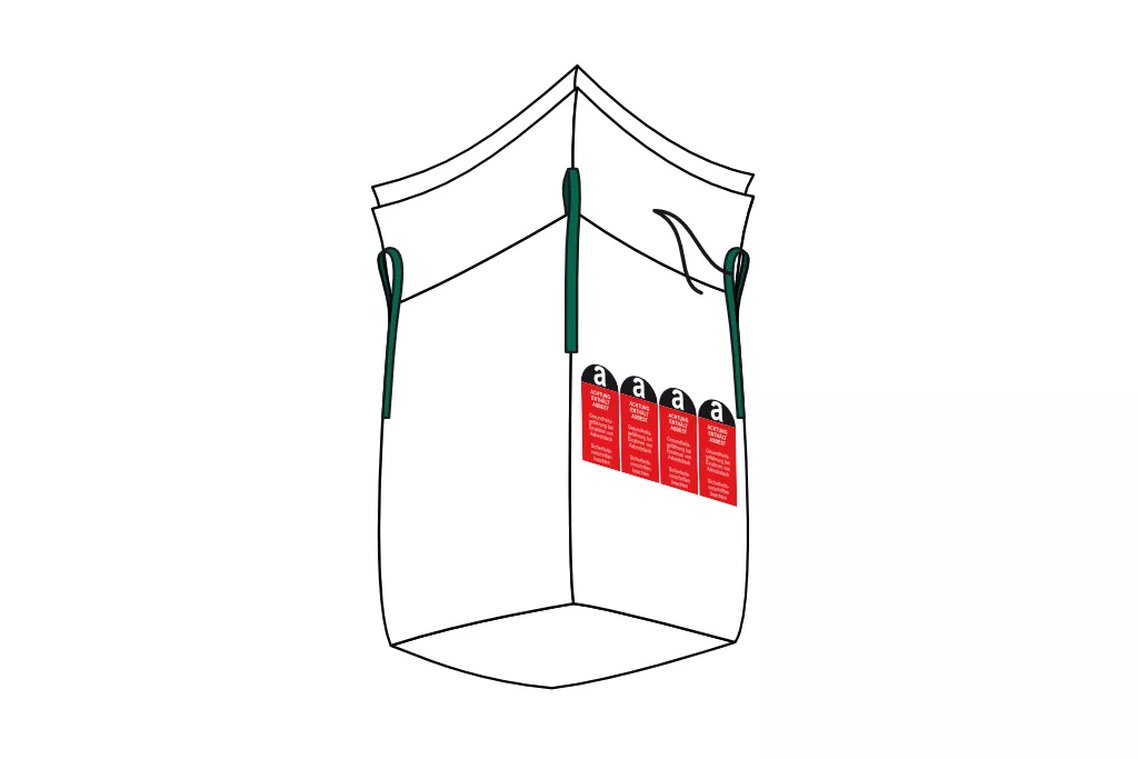 Big Bag, 90 x 90 x 110 cm, Typ ASBEST + Inliner Big Bag, 90 x 90 x 110 cm, Typ ASBEST + Inliner
