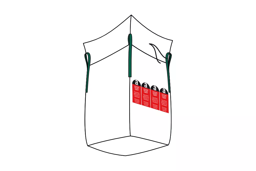 Big Bag, 90 x 90 x 110 cm, Typ ASBEST Big Bag, 90 x 90 x 110 cm, Typ ASBEST