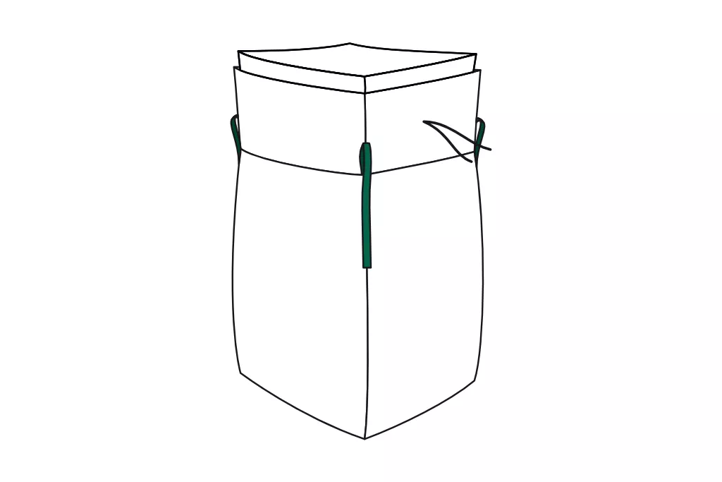 Big Bag, 90 x 90 x 110 cm, Standard, unbeschichtet + Inliner Big Bag, 90 x 90 x 110 cm, Standard, unbeschichtet + Inliner