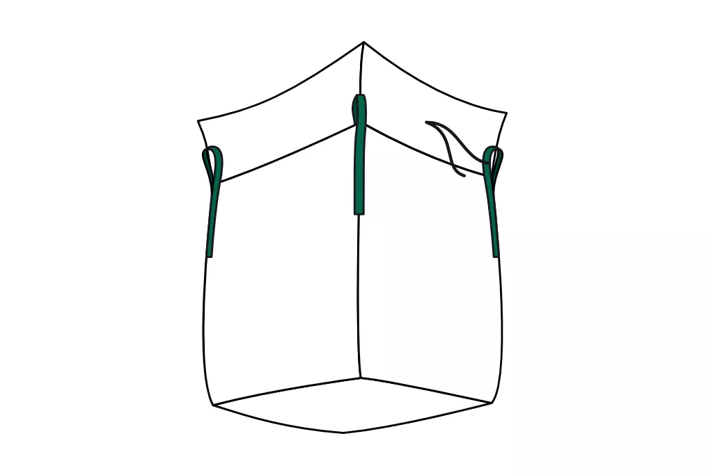 Big Bag, 100 x 100 x 100 cm, Standard, unbeschichtet Big Bag, 100 x 100 x 100 cm, Standard, unbeschichtet