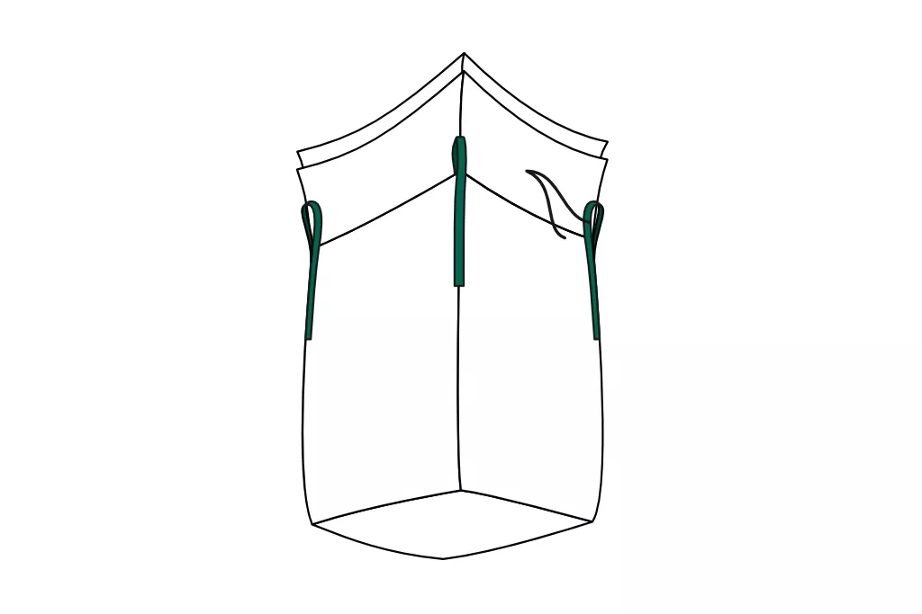 Big Bag, 90 x 90 x 110 cm, Standard, unbeschichtet + Inliner Big Bag, 90 x 90 x 110 cm, Standard, unbeschichtet + Inliner