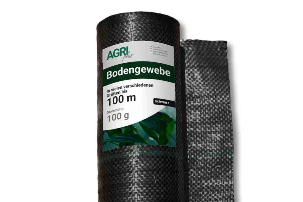 Bändchengewebe, schwarz, 0,50 m x 100 m