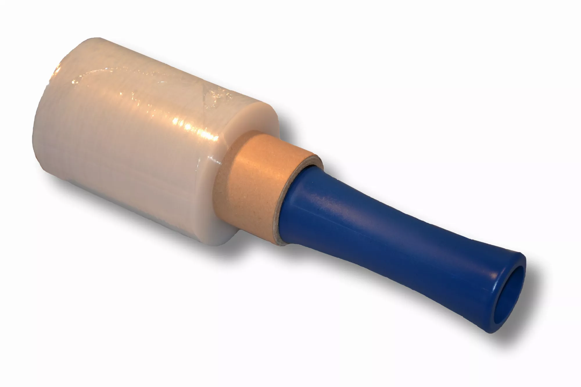 12x Bündelstretchfolie, 100 mm, 23 my, transparent, Kernlänge 140 mm, mit Abroller 12x Bündelstretchfolie, 100 mm, 23 my, transparent, Kernlänge 140 mm, mit Abroller