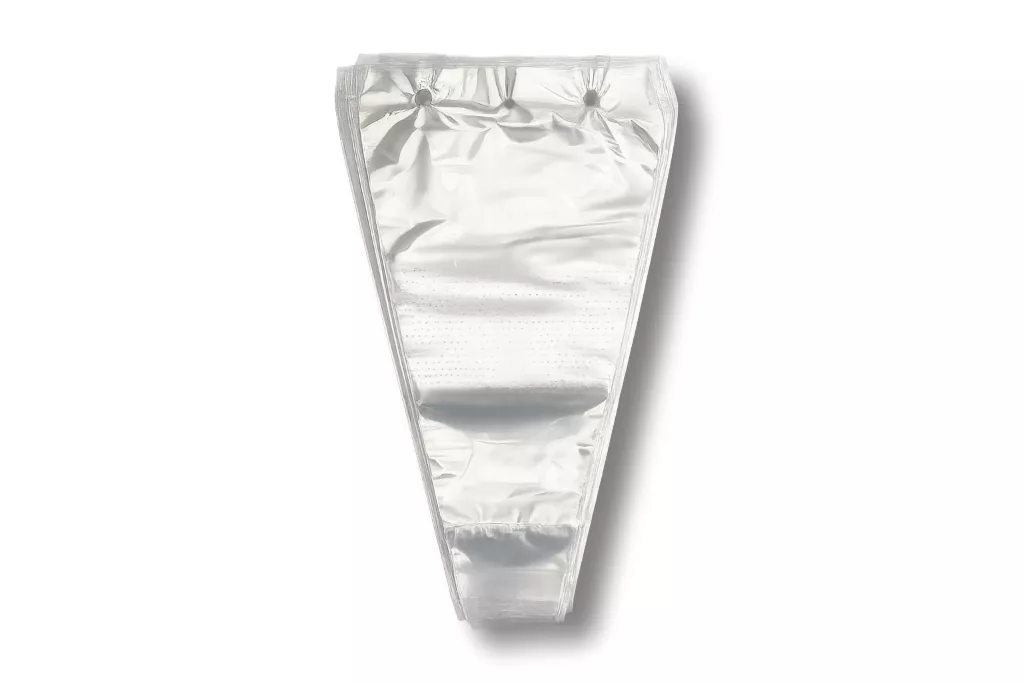 CPP-Verpackungstrichter, 40 x 25 x 11 cm, transparent, geblockt, unten geschlossen