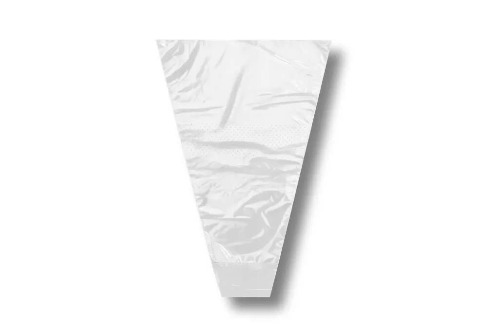 CPP-Verpackungstrichter, 40 x 25 x 11 cm, transparent, geblockt, unten geschlossen CPP-Verpackungstrichter, 40 x 25 x 11 cm, transparent, geblockt, unten geschlossen