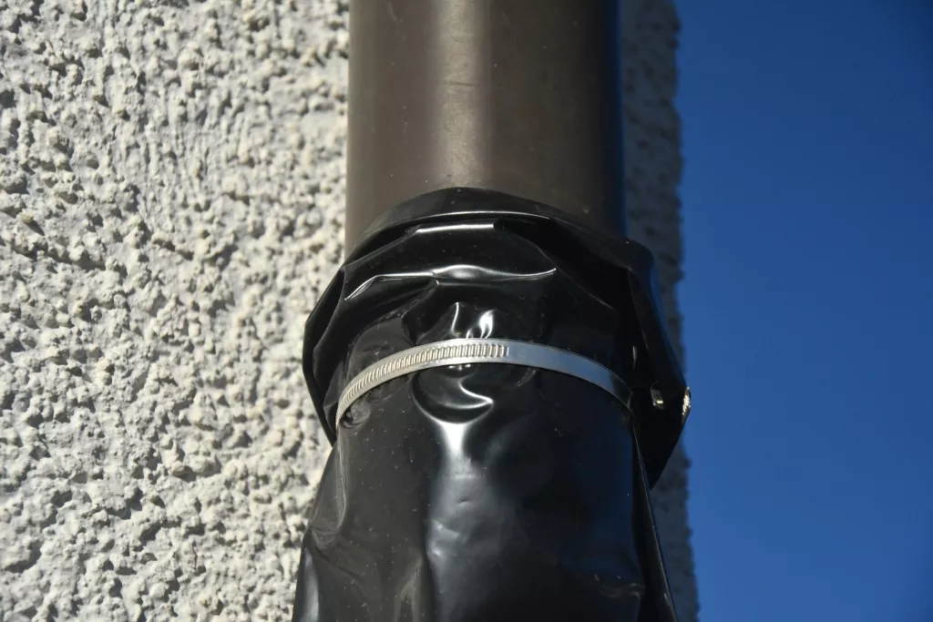 Dachrinnen Schlauchfolie 50 lfm., schwarz Dachrinnen Schlauchfolie 50 lfm., schwarz