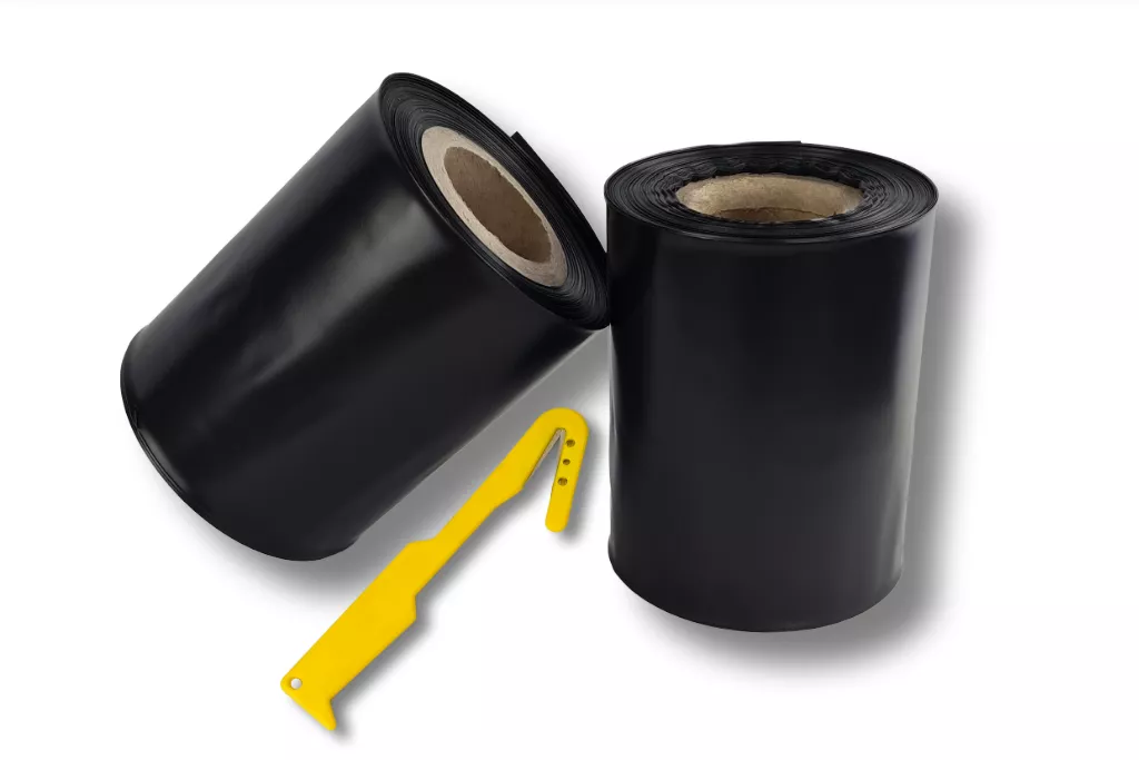 Dachrinnen Schlauchfolie 12 lfm., schwarz
