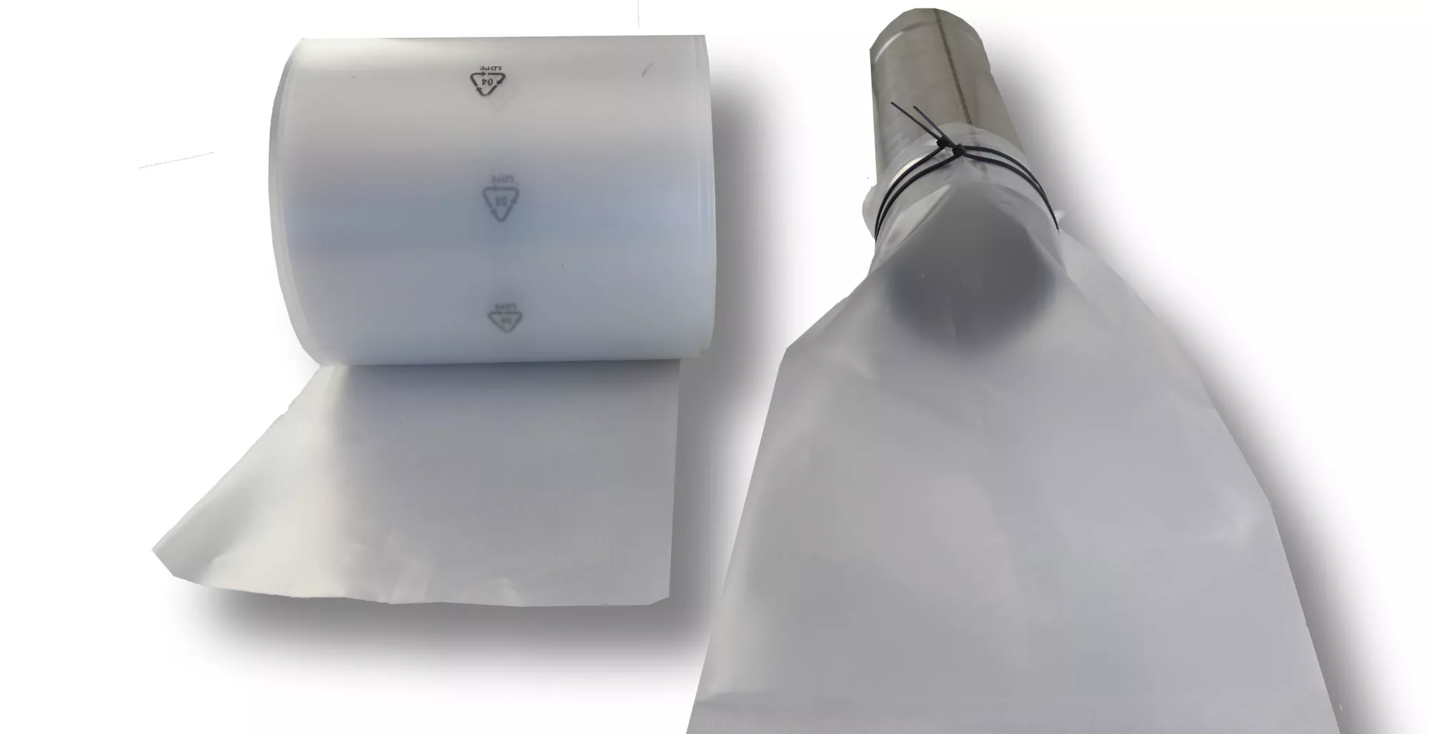 Dachrinnen Schlauchfolie 12 lfm., schwarz Dachrinnen Schlauchfolie 12 lfm., schwarz