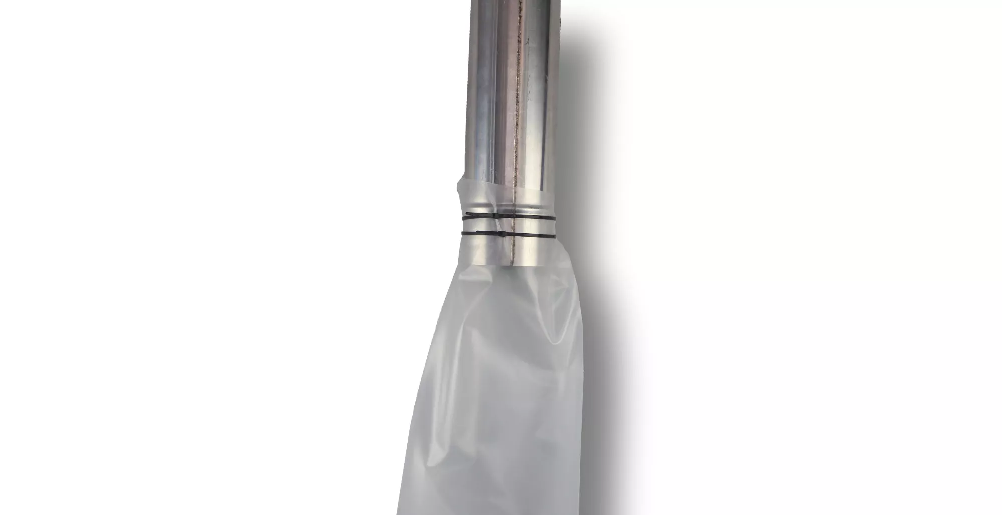 Dachrinnen Schlauchfolie 12 lfm., schwarz Dachrinnen Schlauchfolie 12 lfm., schwarz