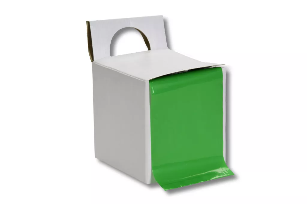 PE-Stretch-Dehnband, 100 mm x 1200 mm x 40 my, grün-opak PE-Stretch-Dehnband, 100 mm x 1200 mm x 40 my, grün-opak
