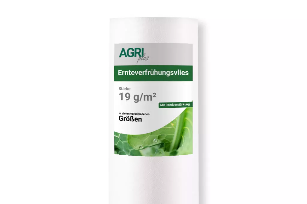 Gartenvlies 19 g/m², 13,80 x 100 m, mit Randverstärkung, weiß