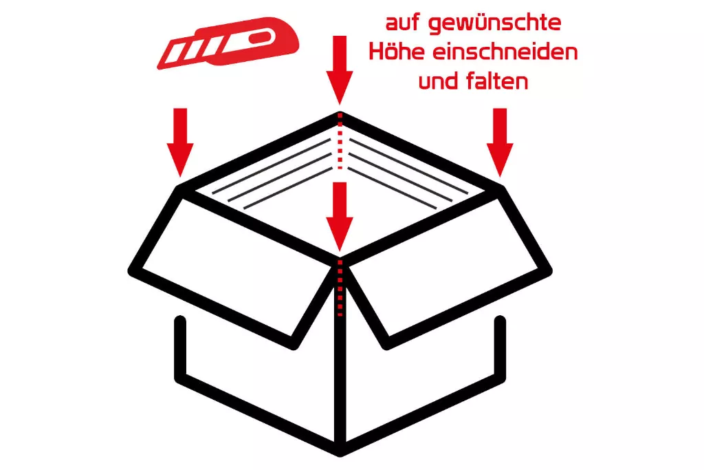 Faltkarton SuperSave, 350 x 250 x 200 mm, zweiwellig, 0201/2.3 BC