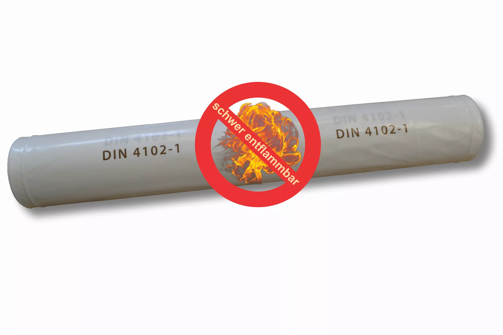 Folie, schwer entflammbar B1, 4 x 25 m, 120 µ Folie, schwer entflammbar B1, 4 x 25 m, 120 µ
