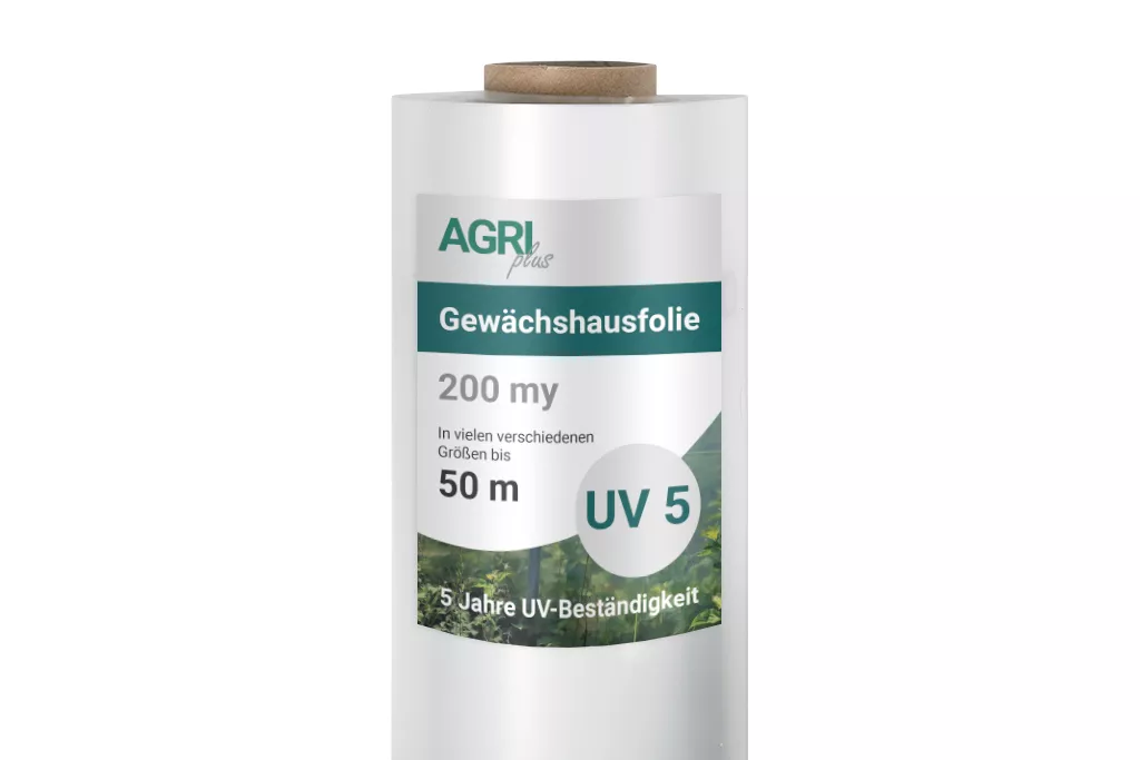 AGRIplus Gewächshausfolie UV5 - 4,5 m breit AGRIplus Gewächshausfolie UV5 - 4,5 m breit