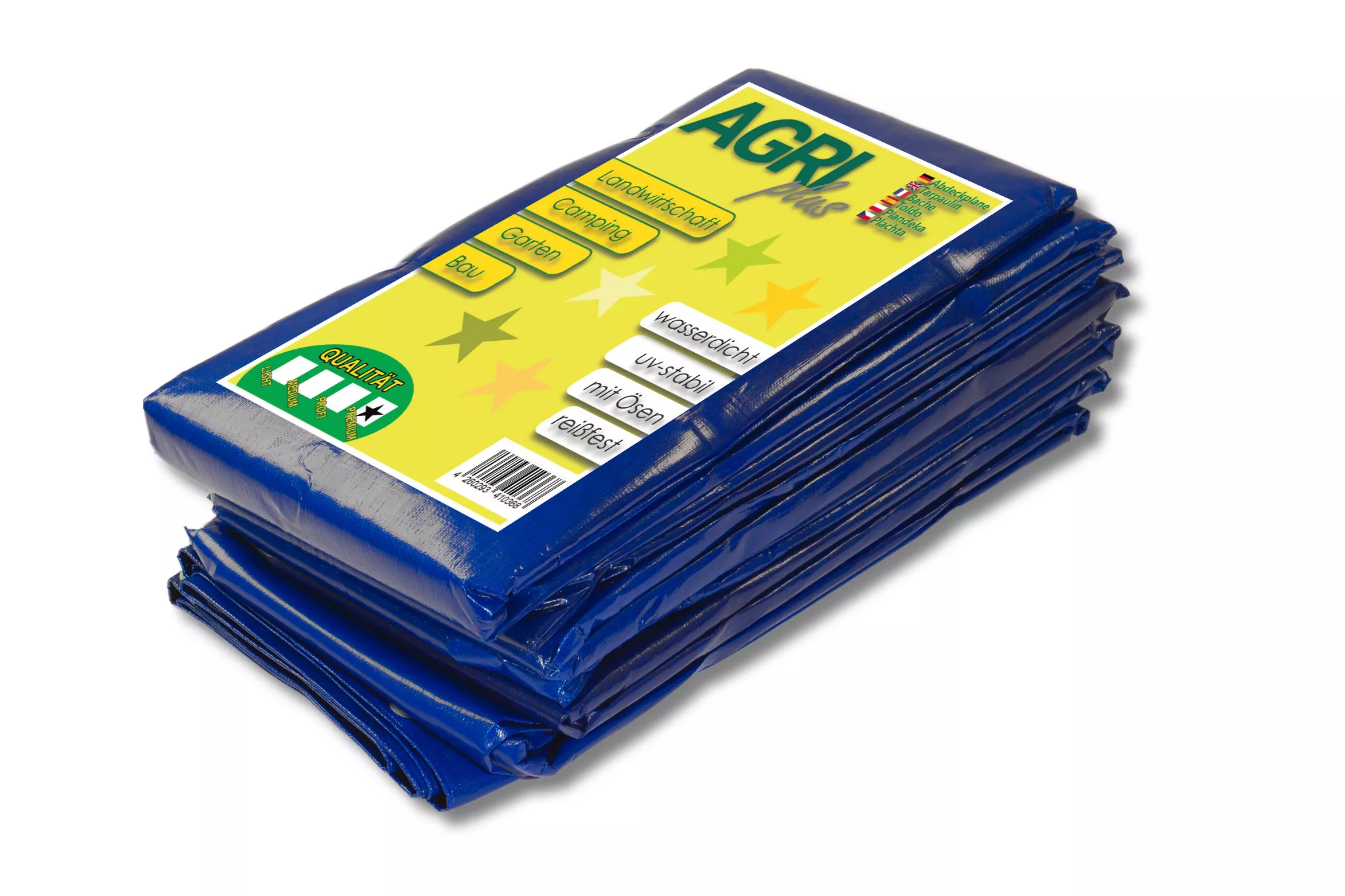 Gewebeplane, blau, 4 x 6 m, 250 g/m²