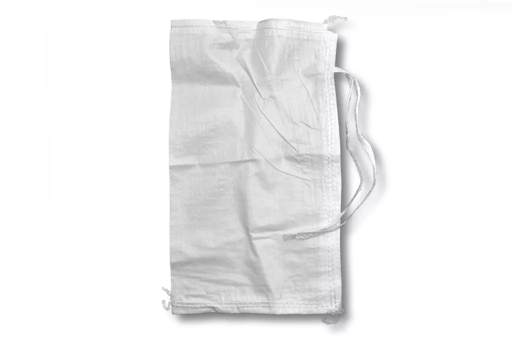 PP-Hochwassersäcke, 400 x 600 mm, weiß, mit Bindeband, 15 kg PP-Hochwassersäcke, 400 x 600 mm, weiß, mit Bindeband, 15 kg