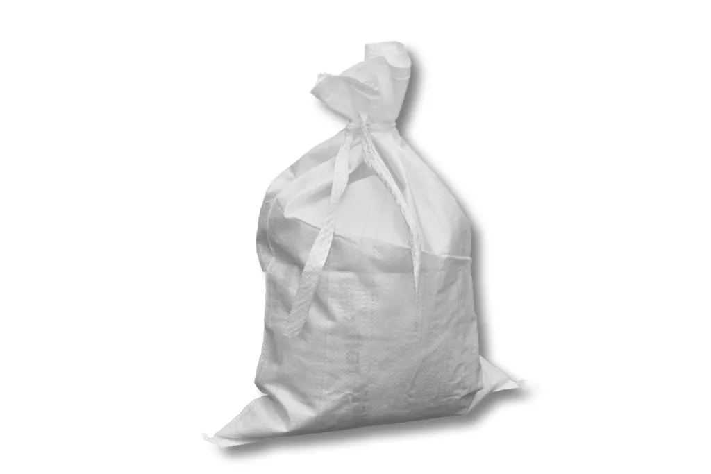PP-Hochwassersäcke, 400 x 600 mm, weiß, mit Bindeband, 15 kg PP-Hochwassersäcke, 400 x 600 mm, weiß, mit Bindeband, 15 kg