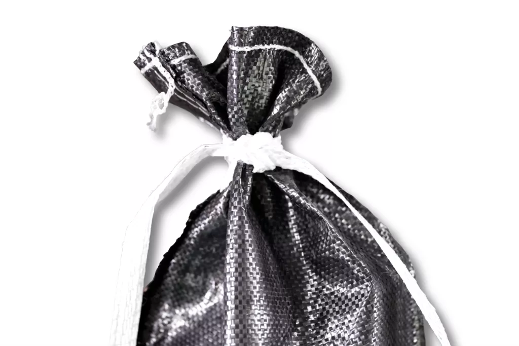 PP-Hochwassersäcke, 300 x 600 mm, schwarz, mit Bindeband, 10 kg PP-Hochwassersäcke, 300 x 600 mm, schwarz, mit Bindeband, 10 kg