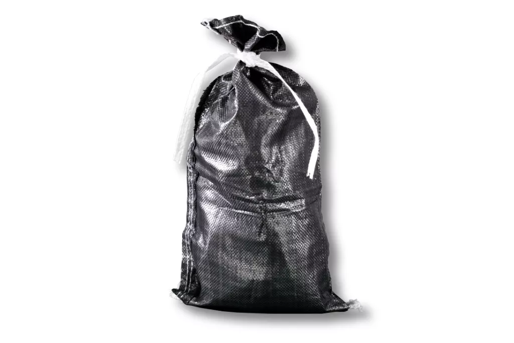 PP-Hochwassersäcke, 300 x 600 mm, schwarz, mit Bindeband, 10 kg PP-Hochwassersäcke, 300 x 600 mm, schwarz, mit Bindeband, 10 kg