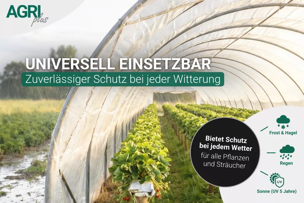 AGRIplus Gewächshausfolie GROWline UV3, 4 m breit, 150µ AGRIplus Gewächshausfolie GROWline UV3, 4 m breit, 150µ