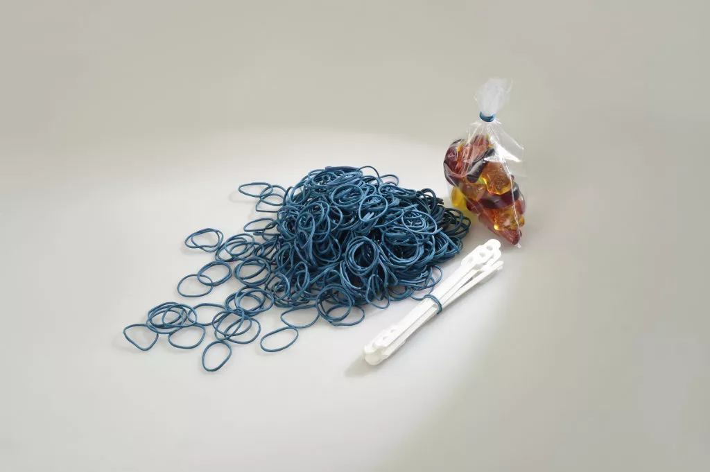 Gummiringe, blau, 30 mm Ø / 1,2 mm Breite Gummiringe, blau, 30 mm Ø / 1,2 mm Breite